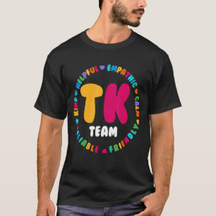 Camiseta Equipo de profesores de jardín de infancia de tran