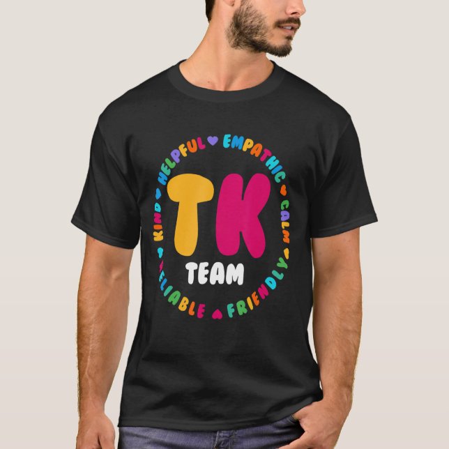 Camiseta Equipo de profesores de jardín de infancia de tran (Anverso)