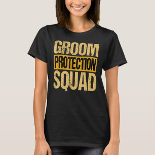 Camiseta Equipo de Protección del Novio para Hombres Fiesta
