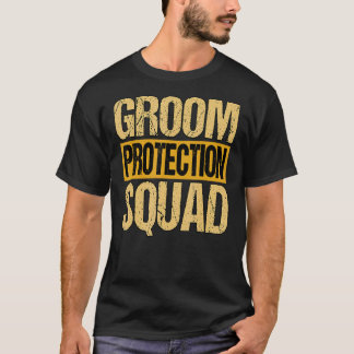 Camiseta Equipo de Protección del Novio para Hombres Fiesta