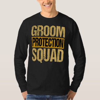 Camiseta Equipo de Protección del Novio para Hombres Fiesta