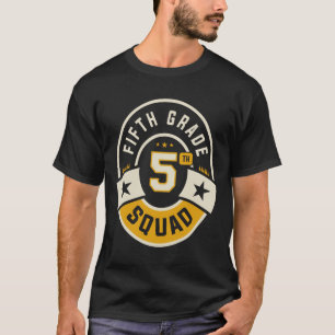 Camiseta Equipo De Quinto Grado De Escuadrón De Vuelta A La