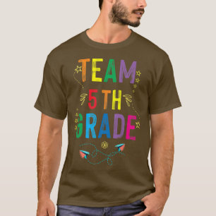 Camiseta Equipo de quinto grado de regreso a la escuela de