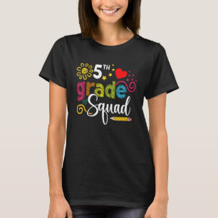 Camiseta Equipo de quinto grado de vuelta a la escuela prof