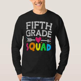 Camiseta Equipo de quinto grado de vuelta a la escuela prof