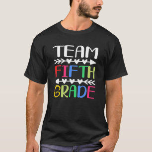 Camiseta Equipo De Quinto Grado De Vuelta Al Colegio De Pro