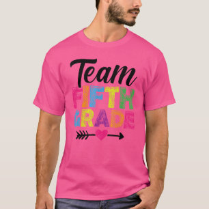 Camiseta Equipo De Quinto Grado Estudiantes De Maestros De