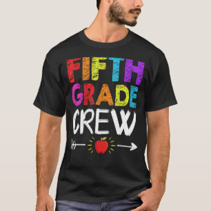 Camiseta Equipo de quinto grado Maestra Primer Día de Sch