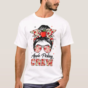 Camiseta Equipo de recolección de manzanas Otoño huerta de 