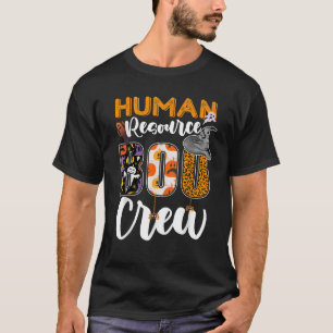 Camiseta Equipo de Recursos Humanos Boo Halloween Emparejam