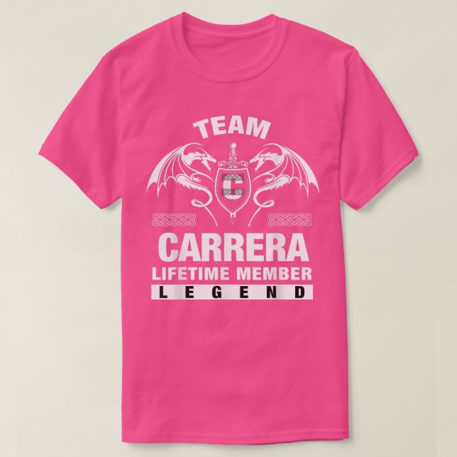 Camiseta Equipo de regalos para miembros de la vida de CARR (Diseño del anverso)
