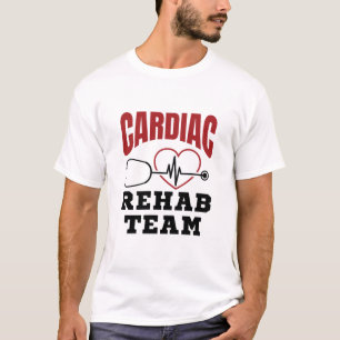 Camiseta Equipo de rehabilitación cardiaca Enfermera cardió