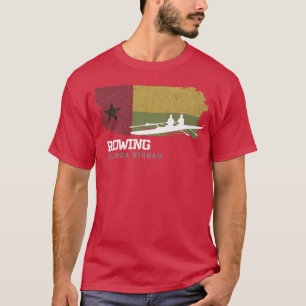 Camiseta Equipo de Remo de Guinea Bissau Rower Oarsmen Rowi