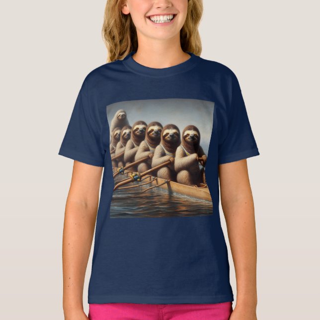 Camiseta Equipo de remo de Sloth (Anverso)