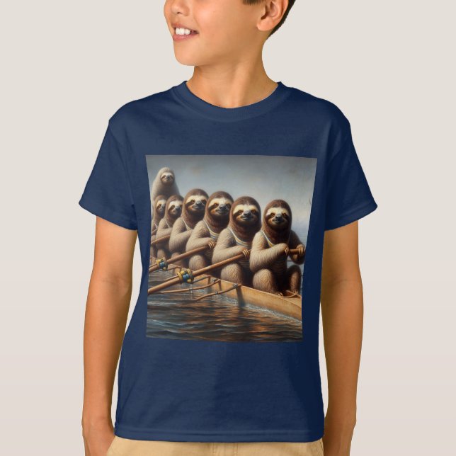 Camiseta Equipo de remo de Sloth (Anverso)