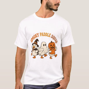 Camiseta Equipo de Remo Espeluznante Arte de Fantasmas