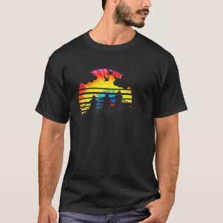Camiseta Equipo de remo Sunset Lake Shirw Sport Tie Dye T