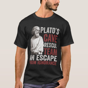 Camiseta Equipo de rescate de cuevas Platos - Filosofía gri