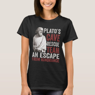 Camiseta Equipo de rescate de cuevas Platos - Filosofía gri