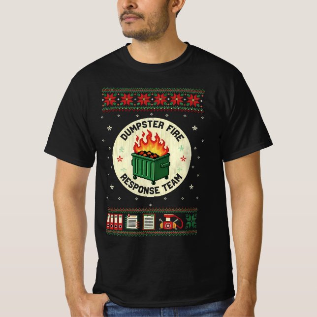 Camiseta Equipo de respuesta a incendios de contenedores: h (Anverso)