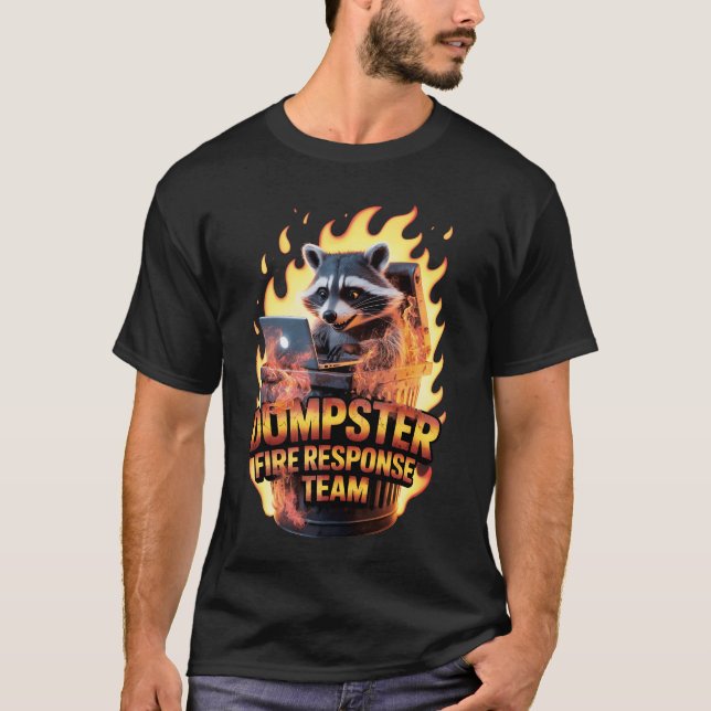 Camiseta Equipo de respuesta a incendios en contenedores de (Anverso)