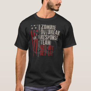 Camiseta Equipo De Respuesta Al Brote De Zombie De La Bande