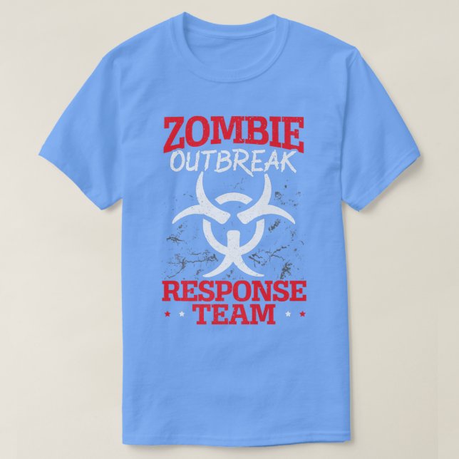Camiseta Equipo de respuesta al brote de Zombie Trick o T (Diseño del anverso)