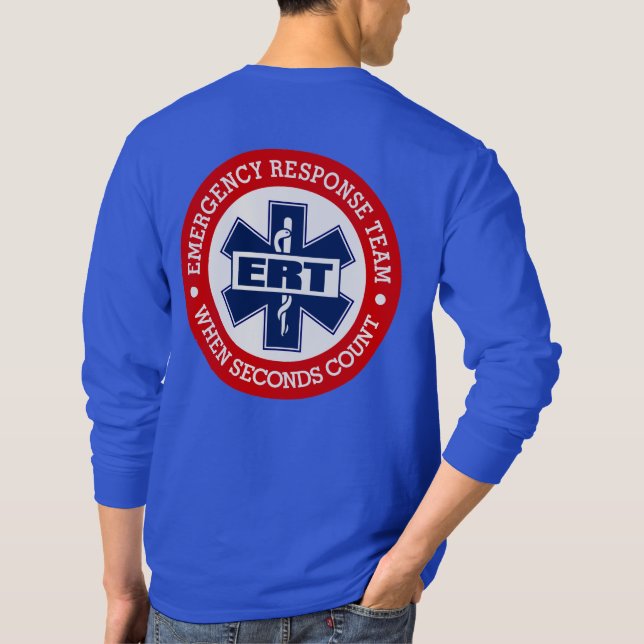 Camiseta Equipo de Respuesta de Emergencia de ERT (Reverso)