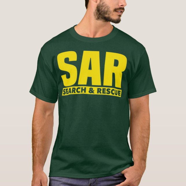 Camiseta Equipo de Respuesta de Emergencia de SAR de los Eq (Anverso)