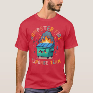 Camiseta Equipo de respuesta de incendio de contenedor Caos