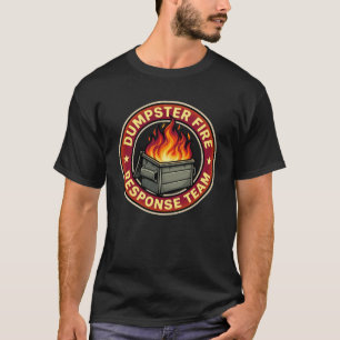 Camiseta equipo de respuesta de incendio en contenedor dive