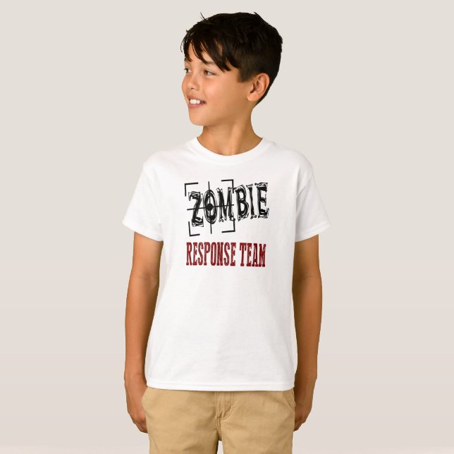 Camiseta Equipo de Respuesta Zombie (Anverso completo)