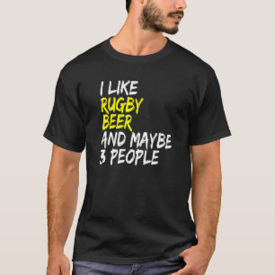 Camiseta Equipo de Rugby Motivo Entrenador de Rugby Me gust
