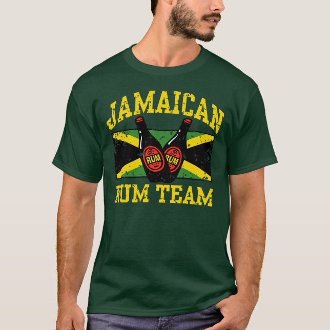 Camiseta Equipo de Rum de Jamaica (Anverso)