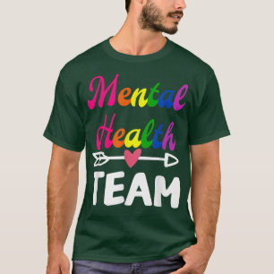 Camiseta Equipo De Salud Mental Sensibilización Terapia Hom