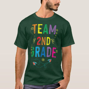 Camiseta Equipo de segundo grado de regreso a la escuela de