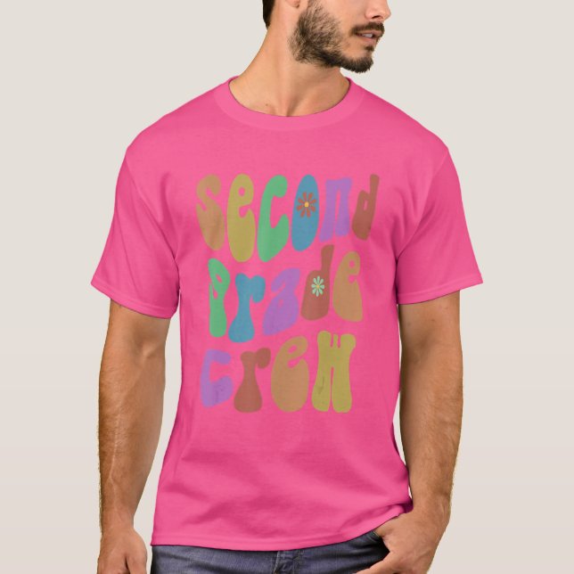 Camiseta Equipo De Segundo Grado De Retro Hola Rosa De 2Gr (Anverso)
