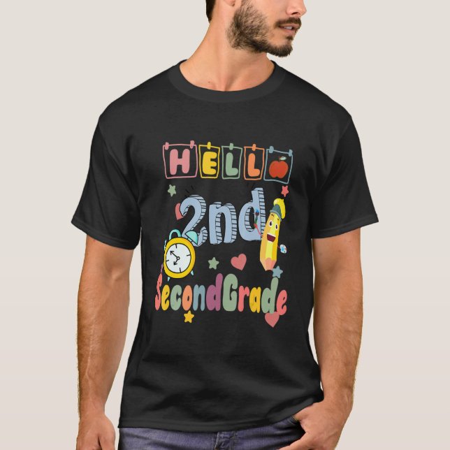 Camiseta Equipo De Segundo Grado De Segundo Grado De Vuelta (Anverso)