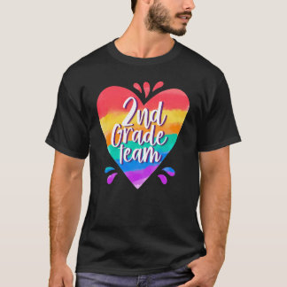 Camiseta Equipo De Segundo Grado De Vuelta Al Segundo Grado