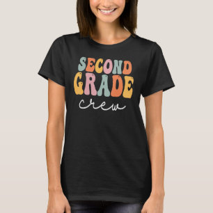 Camiseta Equipo de segundo grado Retro Groovy Vintage Prime