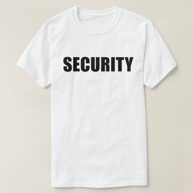 Camiseta Equipo de seguridad de eventos (Diseño del anverso)