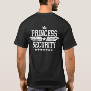 Camiseta Equipo de Seguridad de la Princesa 2 cumpleaños