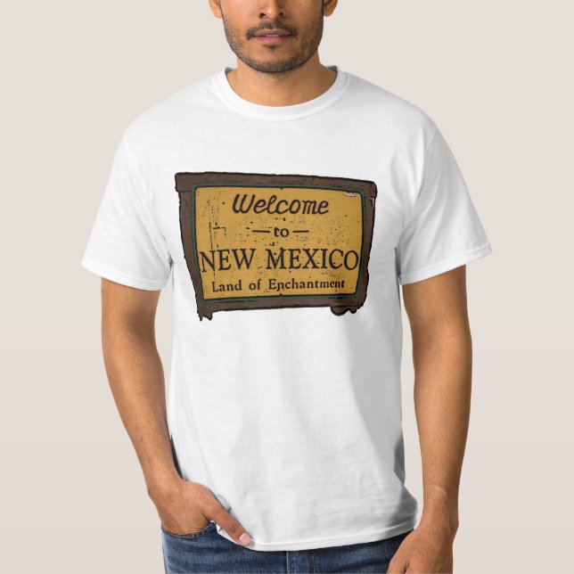 Camiseta Equipo de señas de bienvenida de Nuevo México (Anverso)