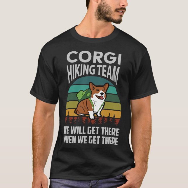 Camiseta Equipo de senderismo de Corgi (Anverso)