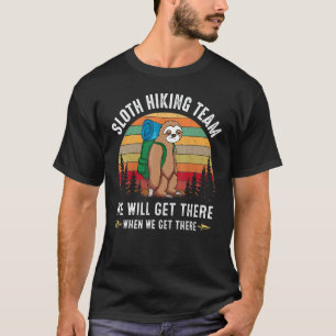 Camiseta Equipo de senderismo de perezoso divertido - Perez