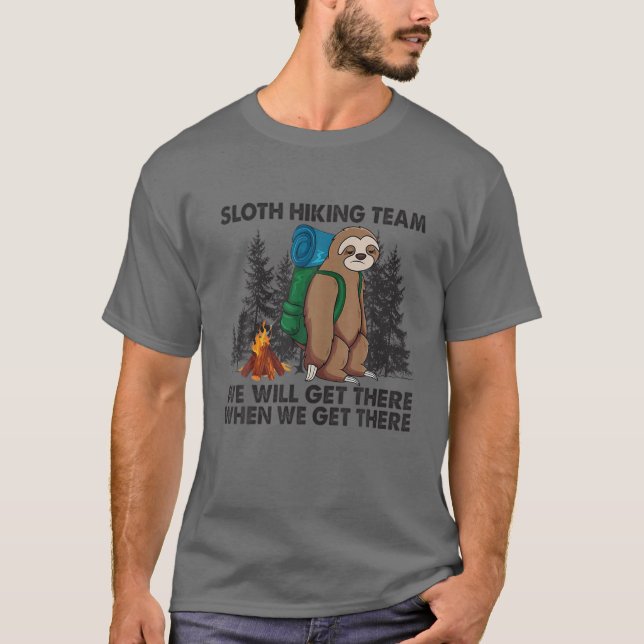 Camiseta Equipo De Senderismo De Sloling Haremos Senderismo (Anverso)