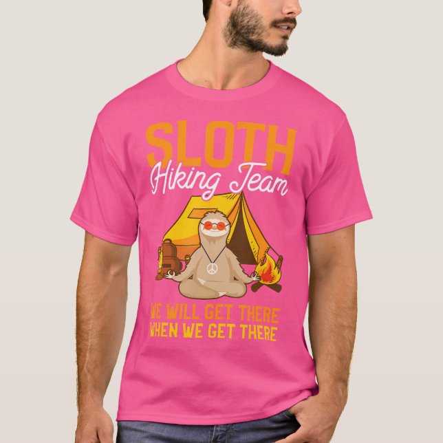 Camiseta Equipo de Senderismo de Sloth (Anverso)