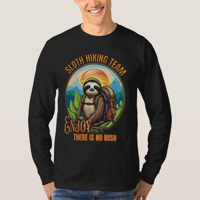 Camiseta Equipo De Senderismo Para El Paseador Perezoso Y E (Anverso)