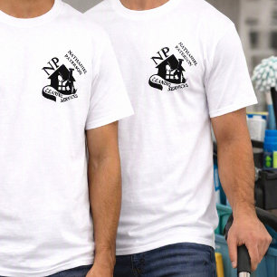 Camiseta Equipo de Servicios de Limpieza de Monograma Minim