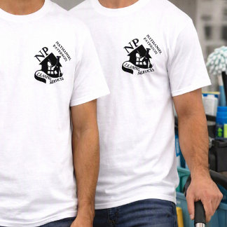 Camiseta Equipo de Servicios de Limpieza de Monograma Minim
